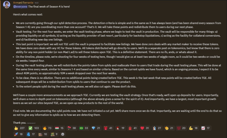 Backpack Prepares for TGE 1